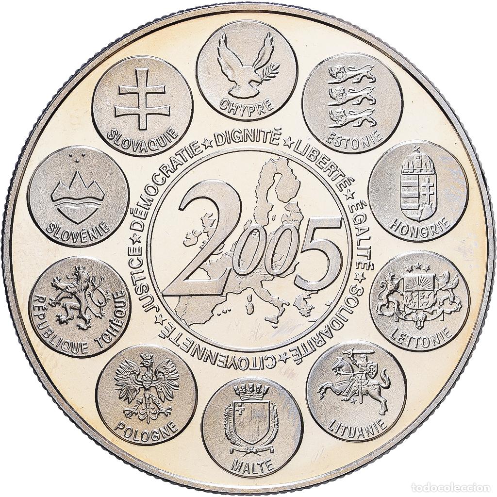Medallas hist&oacute;ricas: [#1216764] Francia, medalla, la Constitution Europ&eacute;enne, 2005, Cobre - n&iacute;quel, SC