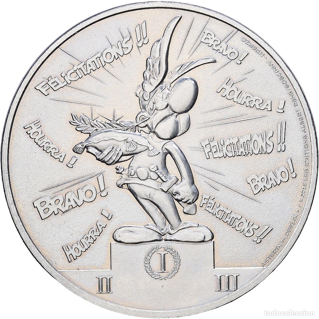 Medallas hist&oacute;ricas: [#1216798] Francia, medalla, Asterix, Jeux Olympiques, 2016, Cobre - n&iacute;quel, SC