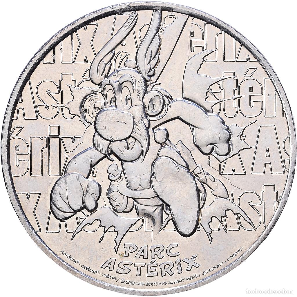 Medallas hist&oacute;ricas: [#1216807] Francia, zeton, Plailly - Parc Ast&eacute;rix n&deg;25 - Ast&eacute;rix, 2018, Cupron&iacute;quel