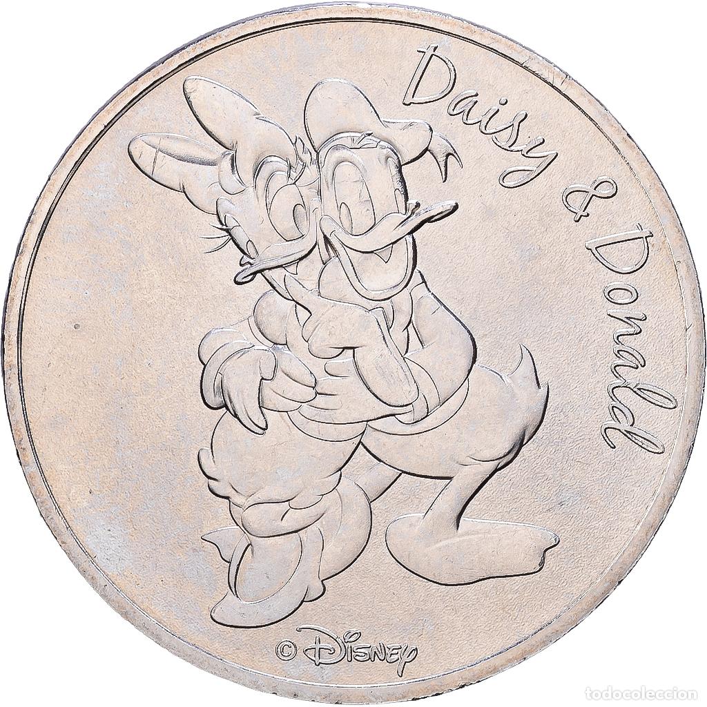 Medallas hist&oacute;ricas: [#1216810] Francia, medalla, daisy et Donald, 2018, Cobre - n&iacute;quel, MDP, SC