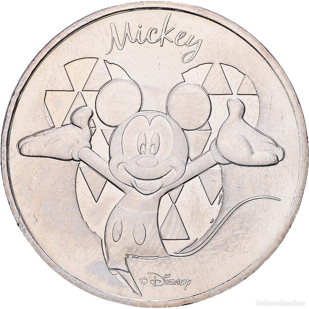 Medallas hist&oacute;ricas: [#1216809] Francia, medalla, Mickey, 2018, Cobre - n&iacute;quel, MDP, SC