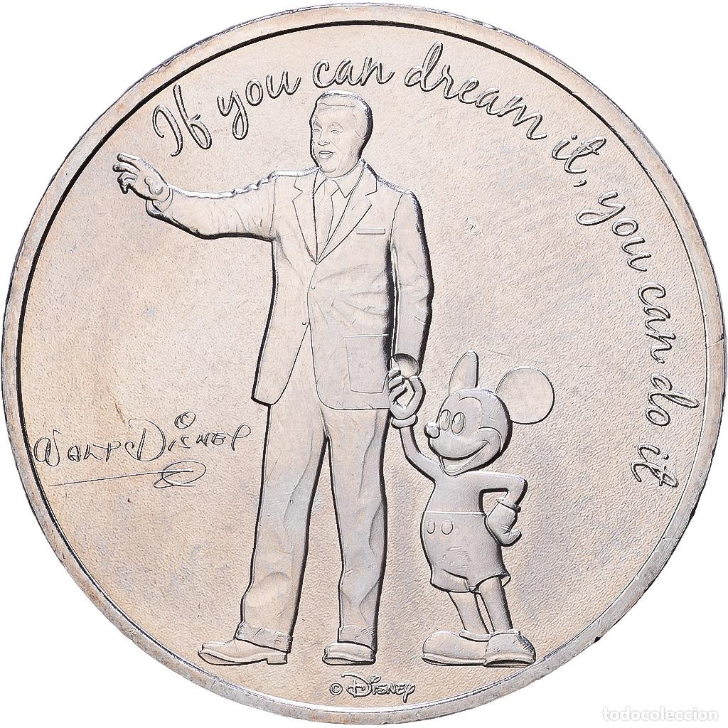 Medallas hist&oacute;ricas: [#1216811] Francia, medalla, Walt Disney, 2018, Cobre - n&iacute;quel, MDP, SC