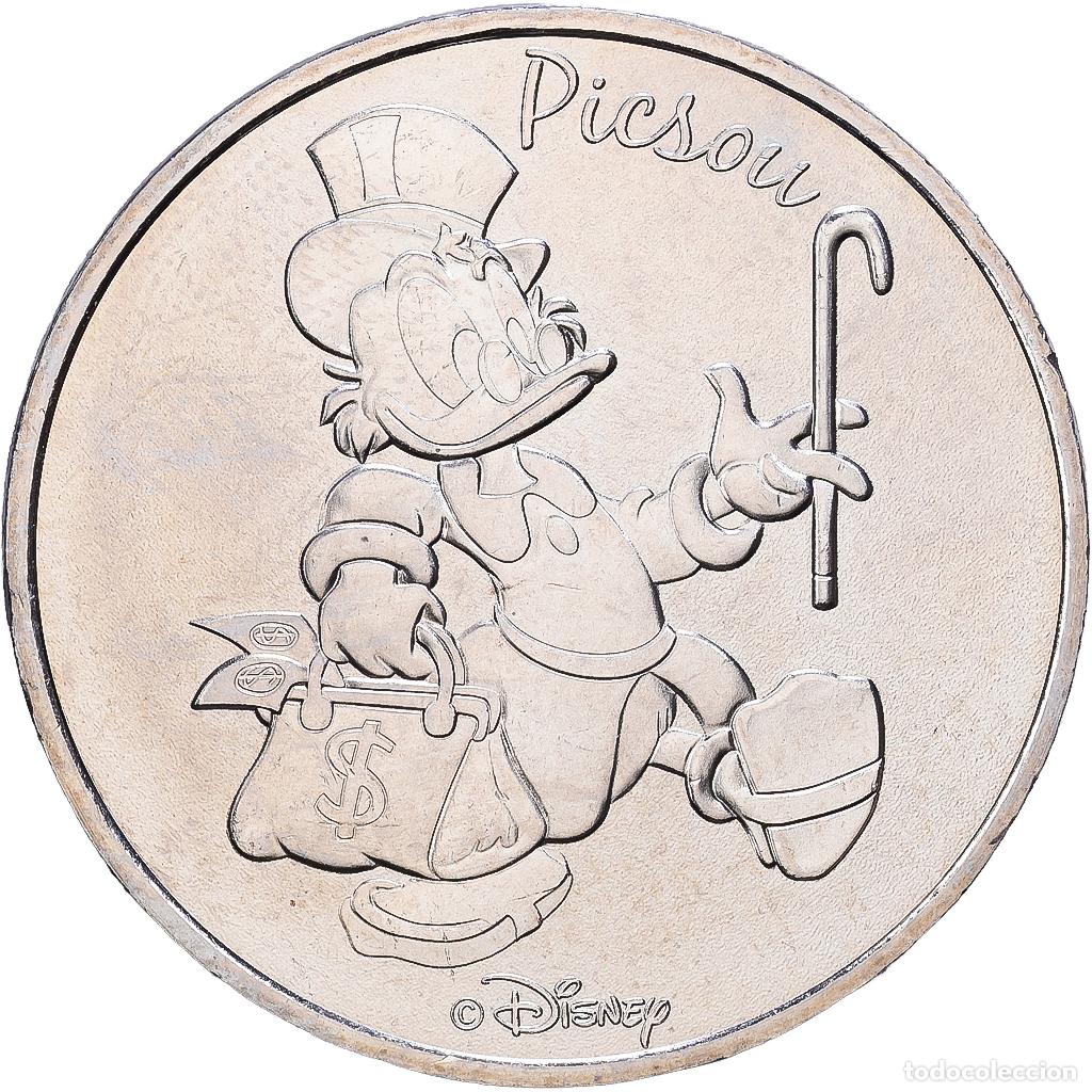 Medallas hist&oacute;ricas: [#1216813] Francia, medalla, Picsou, 2018, Cobre - n&iacute;quel, MDP, SC