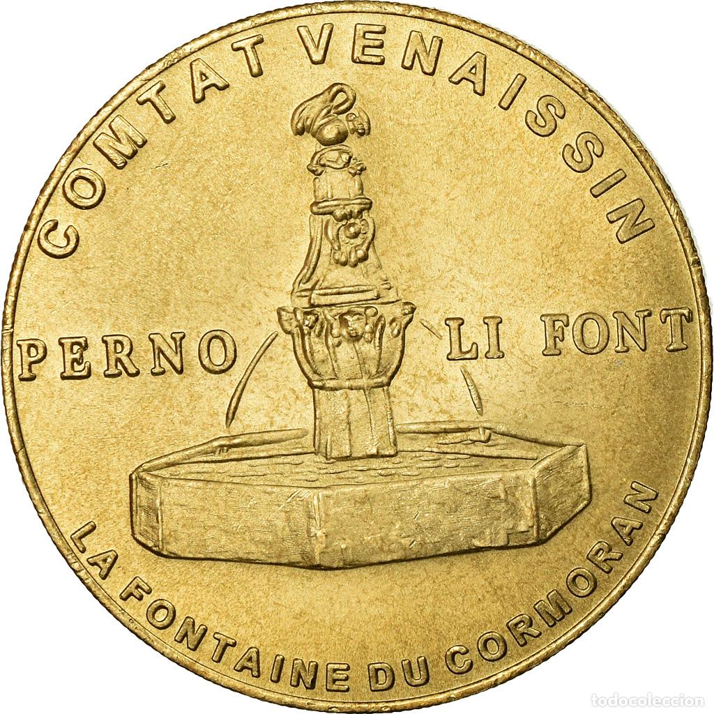 Medallas hist&oacute;ricas: [#719385] Francia, Token, 1 Euro de Pernes-les-Fontaines, 1996, SC+, Cobre - n&iacute;quel -
