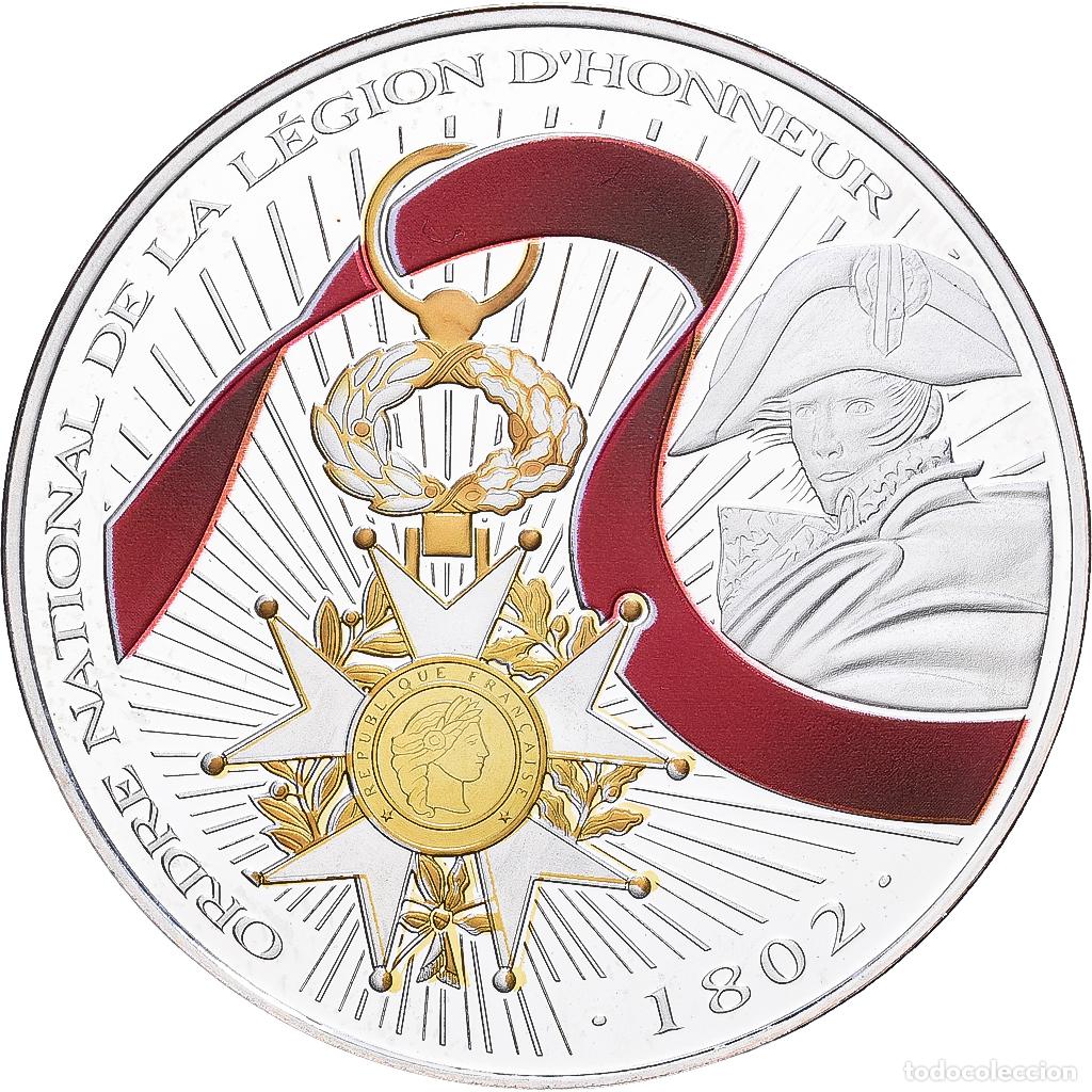 Medallas hist&oacute;ricas: [#1216136] Francia, medalla, Ordre National de la L&eacute;gion d'Honneur, Plata, BE, FDC