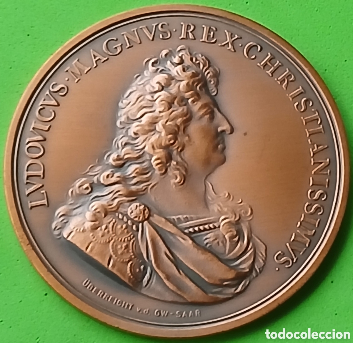 Medallas hist&oacute;ricas: Francia medalla Lu&iacute;s XIV .&rdquo;EL REY SOL&rdquo;