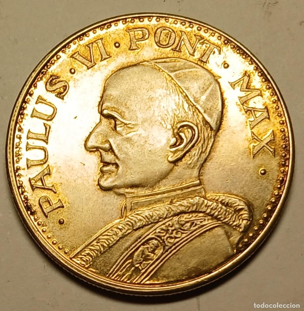 Medaglie storiche: MEDALLA VATICANO DE PLATA, LEY DE 800, PESA 15,5 g. Y MIDE 35 m.m. ENV&Iacute;O CERTIFICADO 5,75 &euro;