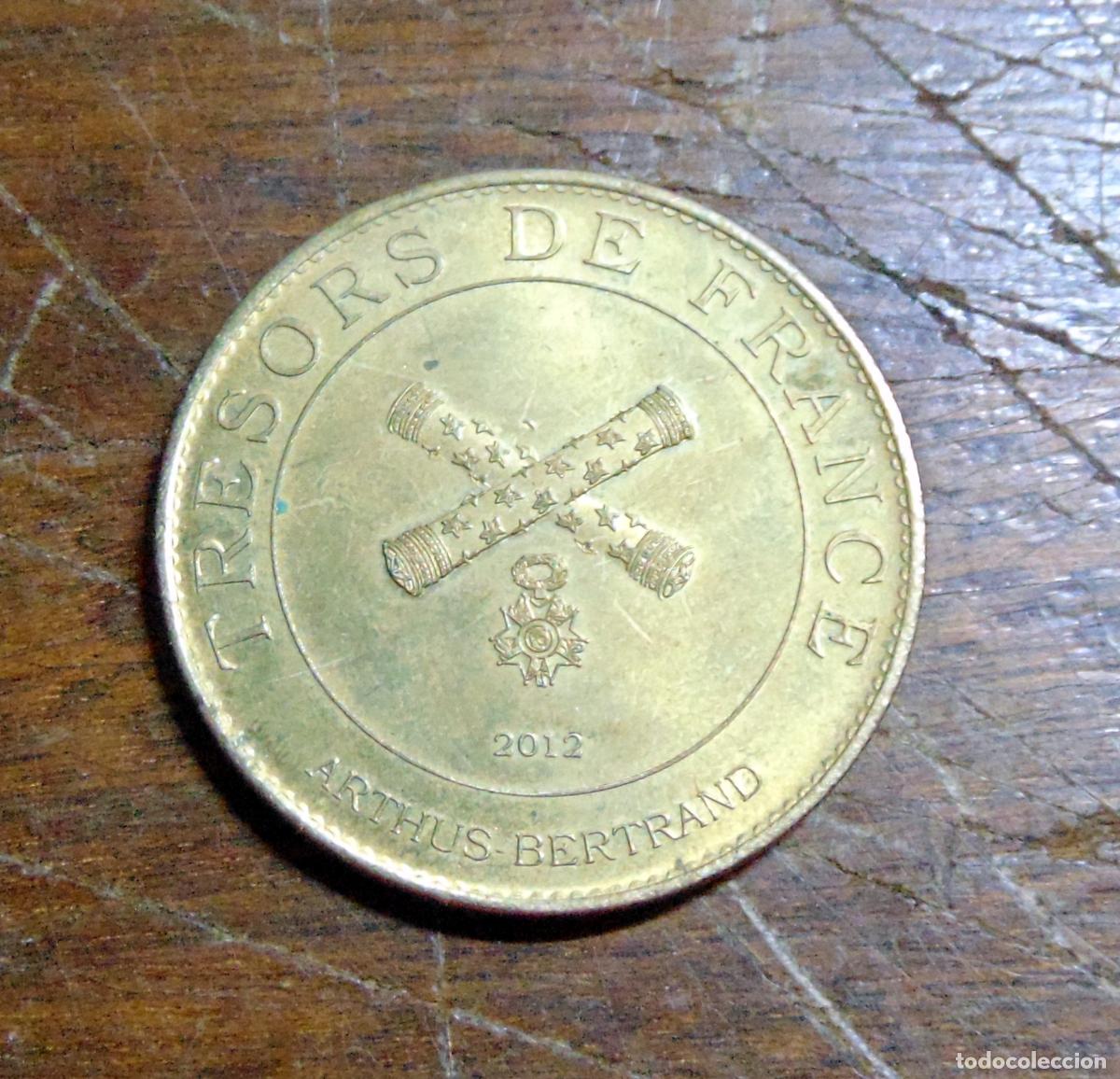 M&eacute;dailles historiques: MEDALLA FRANCESA 3,5CM DE DIAMETRO, LATON, SERIE TRESORS DE FRANCE