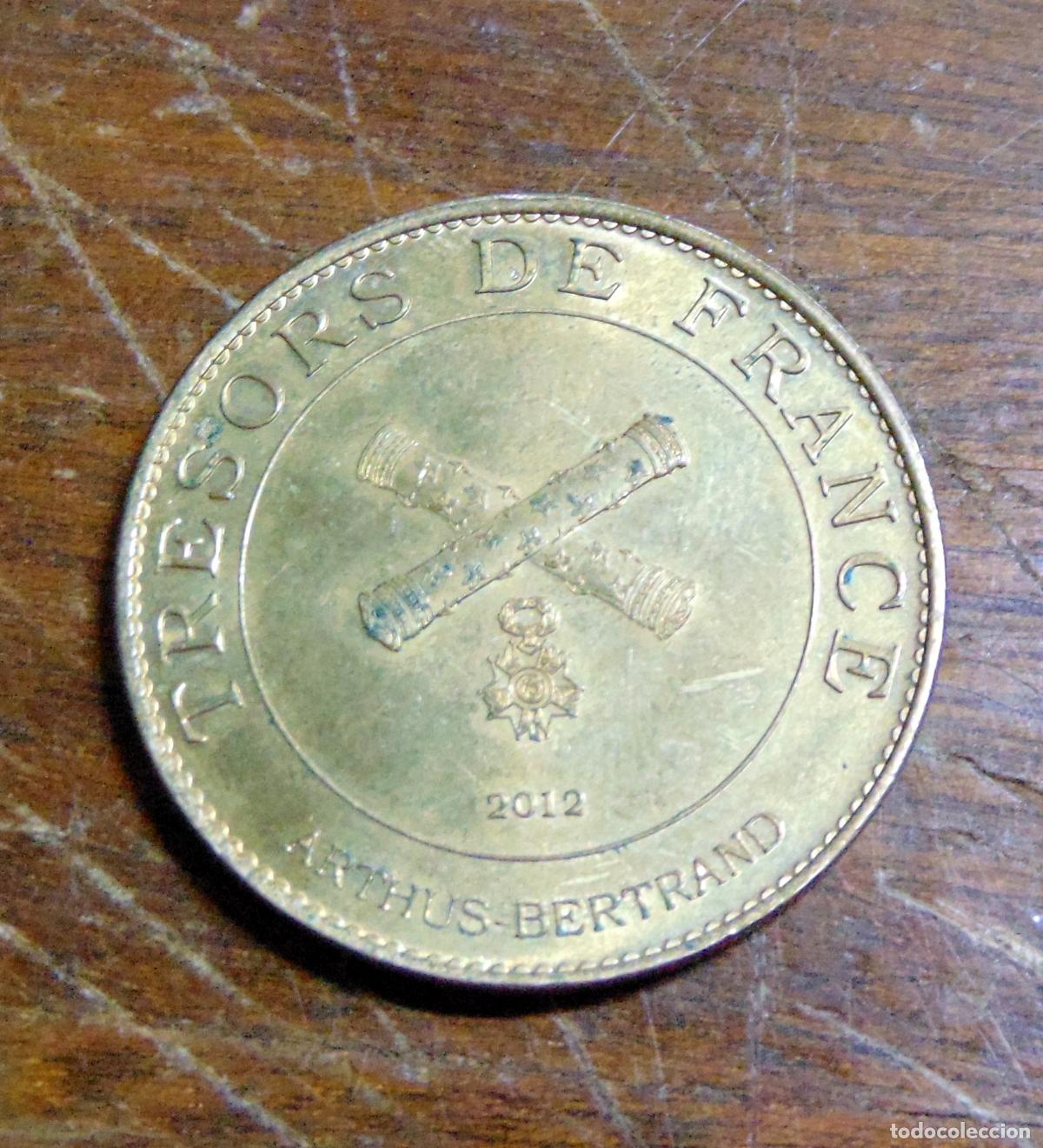 M&eacute;dailles historiques: MEDALLA FRANCESA 3,5CM DE DIAMETRO, LATON, SERIE TRESORS DE FRANCE