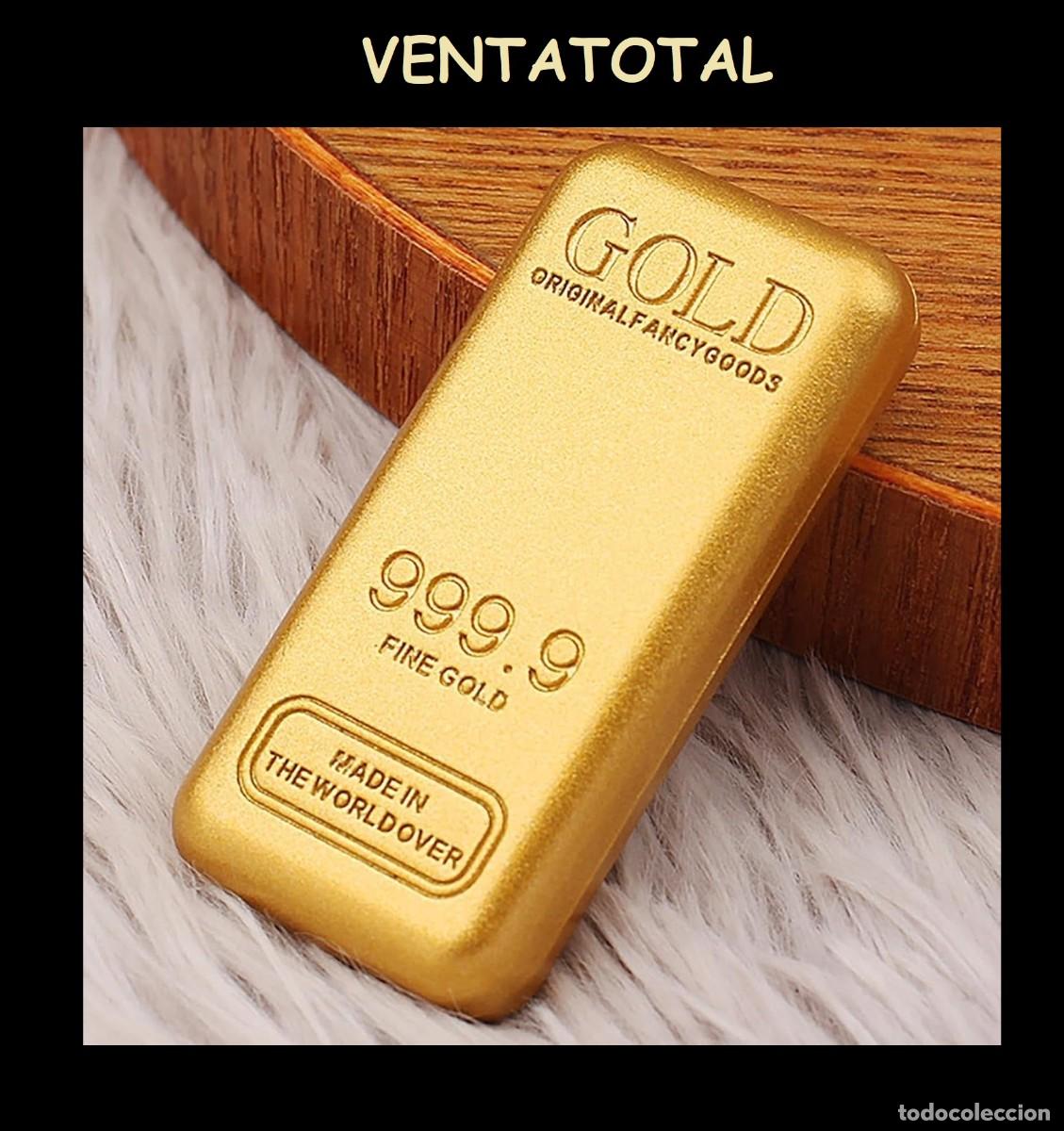 Medallas hist&oacute;ricas: LINGOTE ORO 24 KILATES PESO 15 GRAMOS MIDE 4 X 2 CENTIMETROS LEER DENTRO LA DESCRIPCION COMPLETA