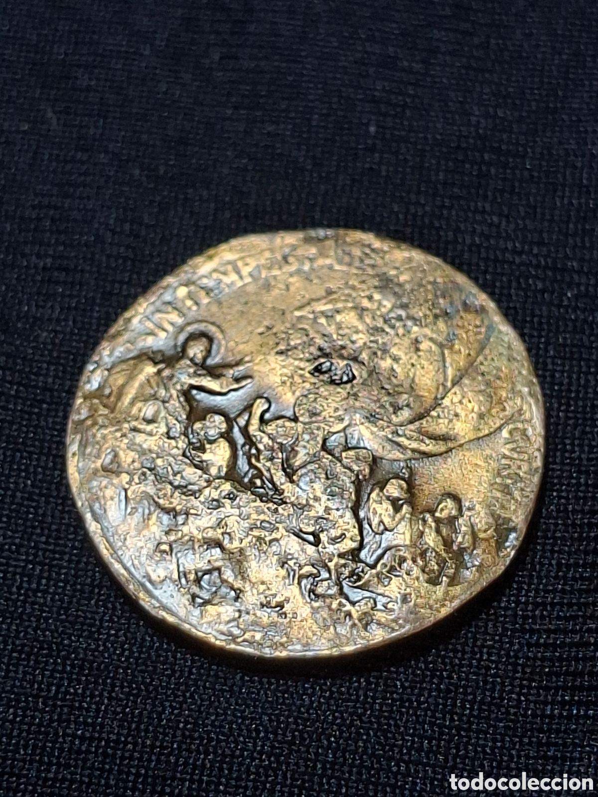 Medallas hist&oacute;ricas: Medalla antigua sin determinar /MTC2 - Foto 2