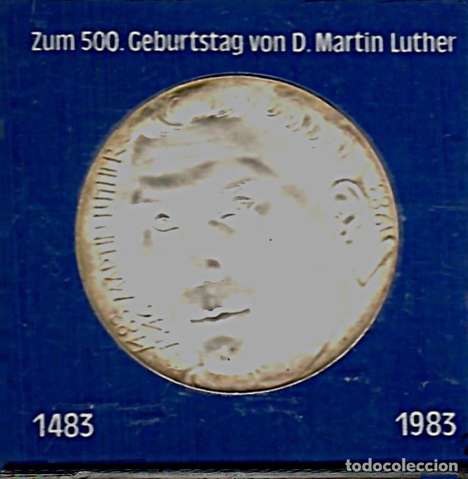 Historische Medaillen: MEDALLA PLATA ALEMANIA 1983 MARTIN LUTERO