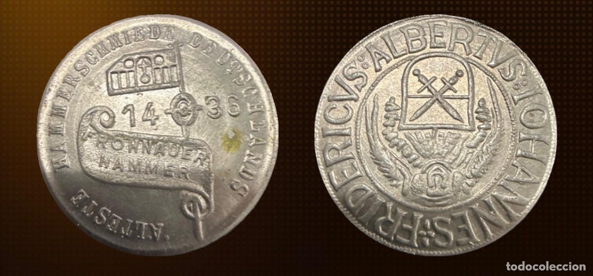 Historische Medaillen: Medalla Conmemorativa Frohnauer Hammer 1436