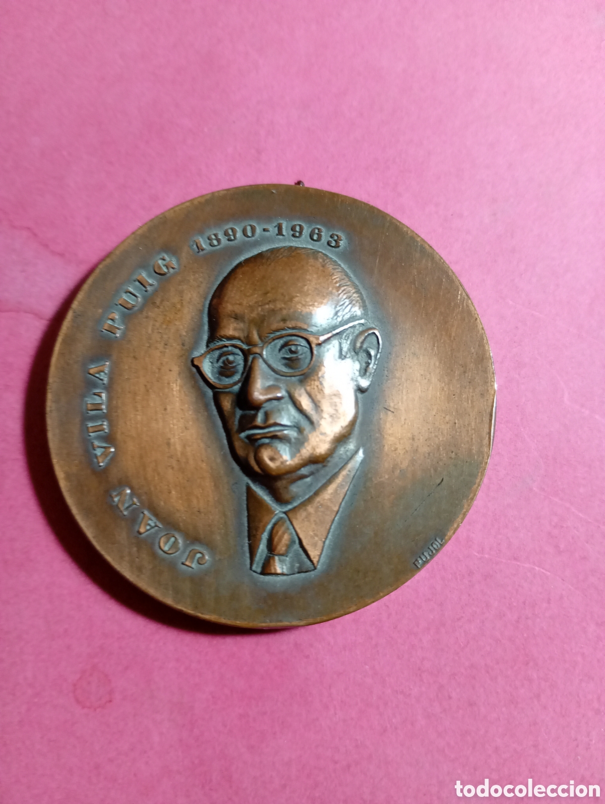 Medallas hist&oacute;ricas: VLA PUIG JOAN 1978 GRUESA MEDALLA BTONCE EXPOSICION COMMEMOREATIVA