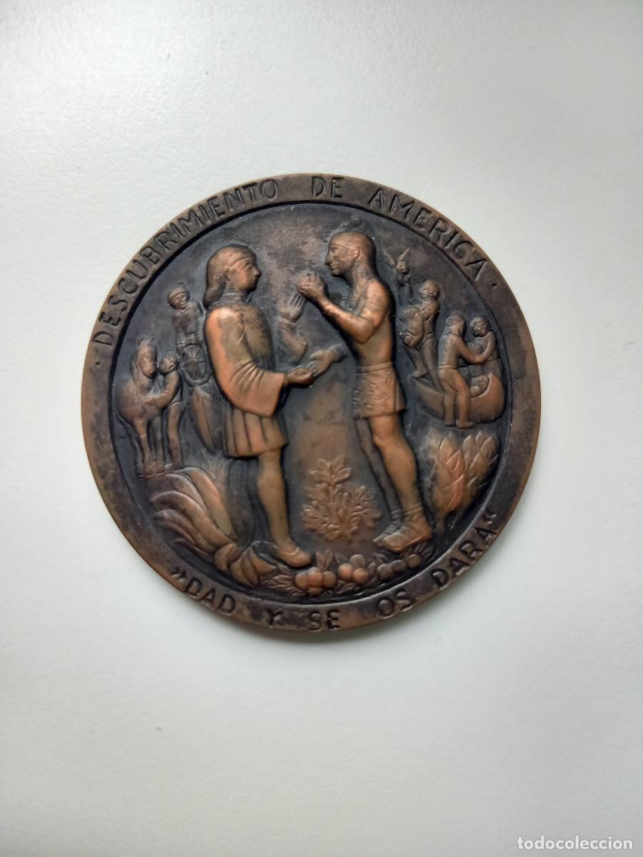 Medallas hist&oacute;ricas: DESCUBRIMIENTO DE AMERICA. CONCURSO MEDALLISTICO GER&Oacute;MIMO A.GIL 1964. ASOCIACION NUMISMATICA ESPA&Ntilde;OL