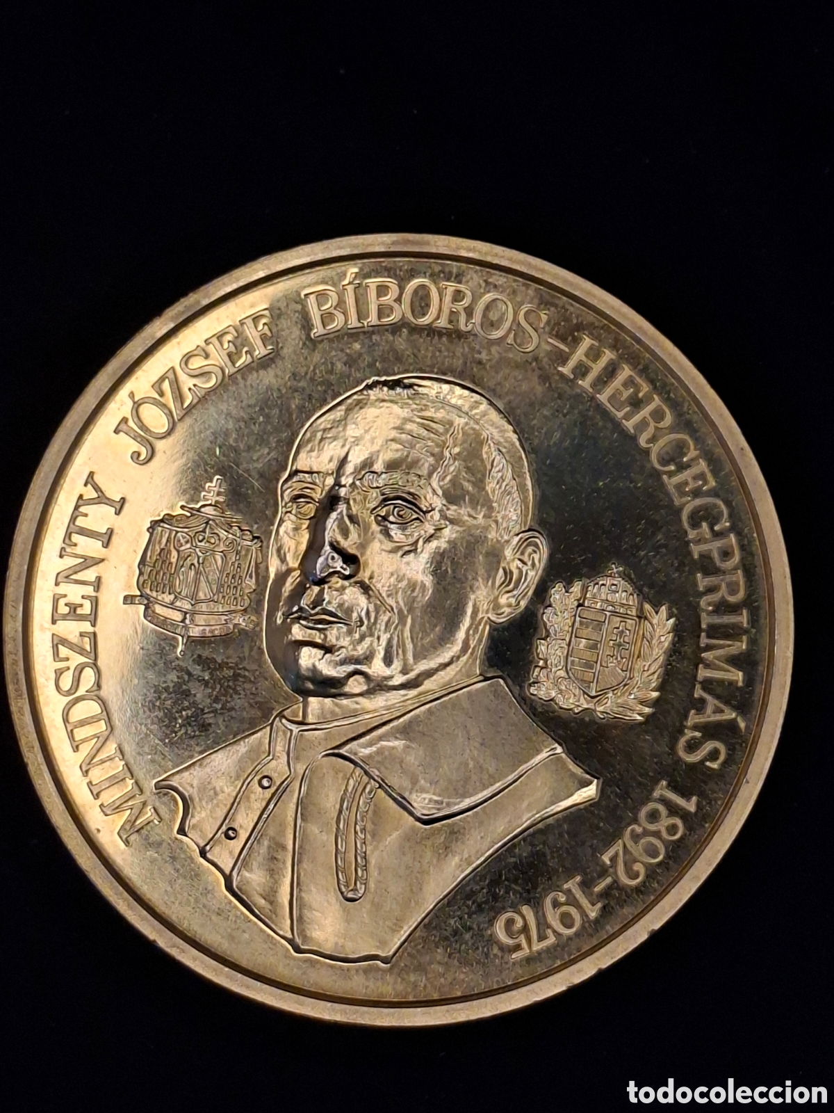 Historische Medaillen: Medalla Mindszenty J&oacute;zsef B&iacute;boros-Hercegpr&iacute;m&aacute;s (Cardenal Pr&iacute;ncipe Primado de Hungr&iacute;a). MTC6