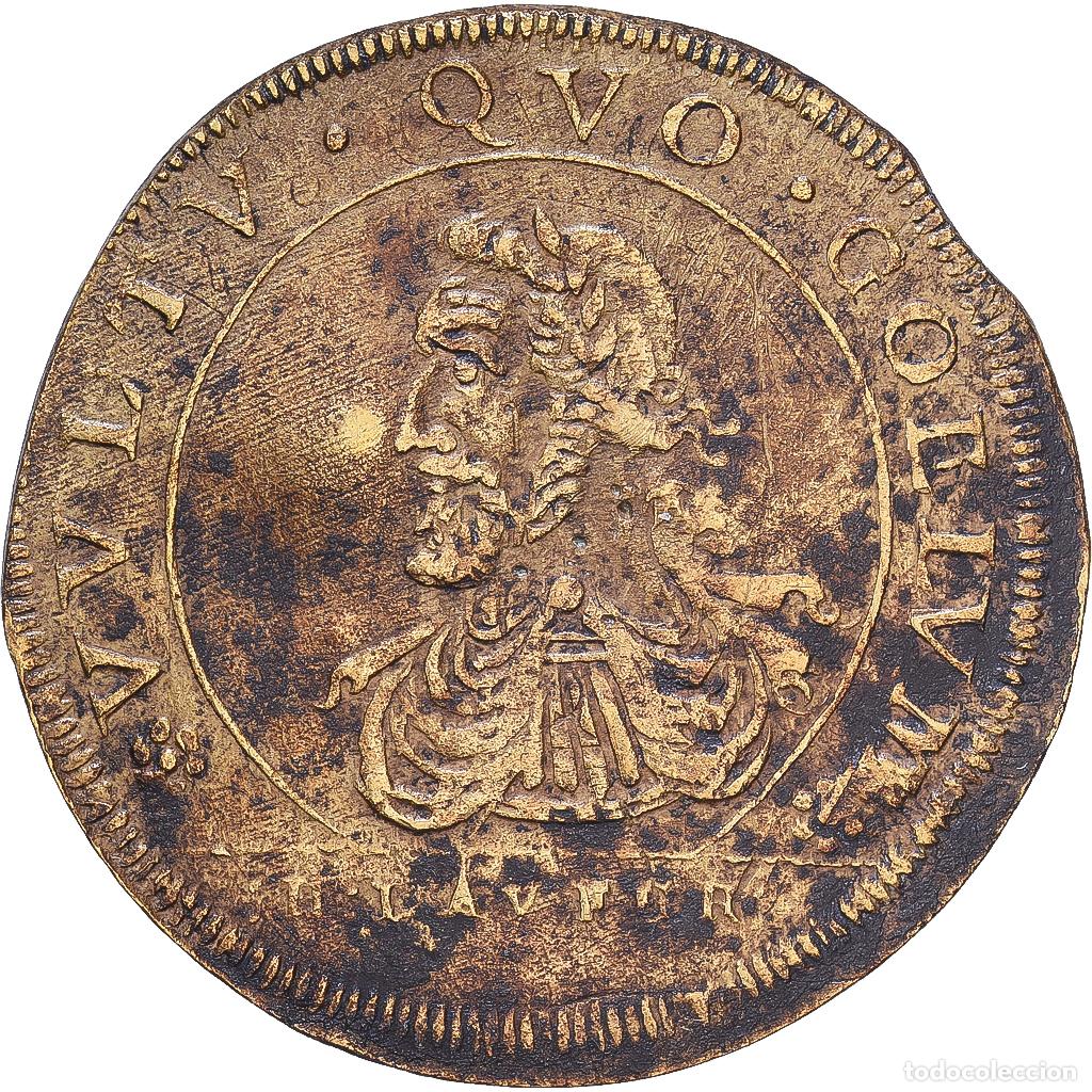 Medallas hist&oacute;ricas: [#1547876] Francia, zeton, Henri IV, Nuremberg, 1607, Lat&oacute;n, MBC, Feuardent:11906