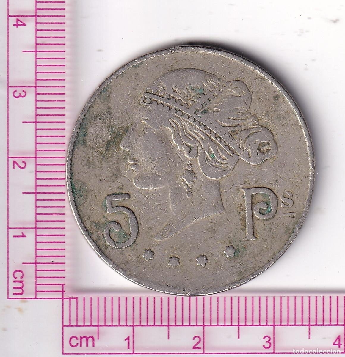 Medallas hist&oacute;ricas: CRM1110 FICHA DE CASINO DE 5 PESETAS
