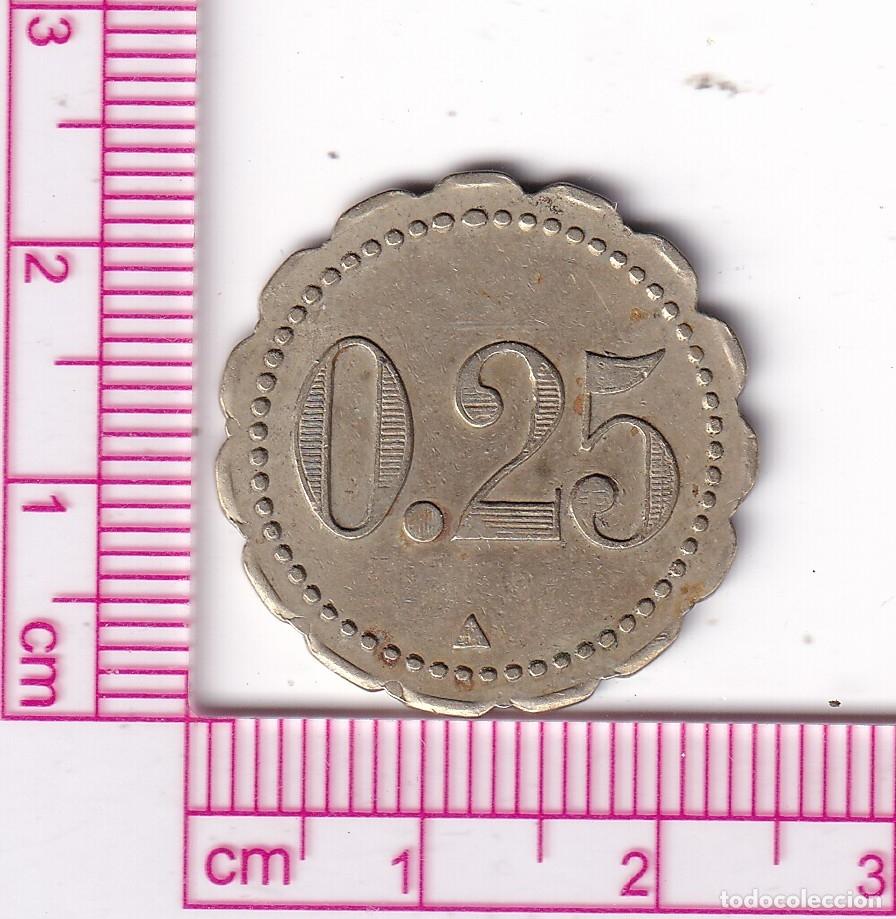 Medallas hist&oacute;ricas: CRM1111 FICHA DE CASINO O COMERCIAL DE 2 PESETAS