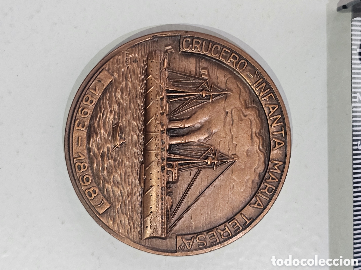 Medallas hist&oacute;ricas: Medalla XXVI Sal&oacute;n N&aacute;utico Internacional Barcelona 1988 &ndash; Crucero Infanta Mar&iacute;a Teresa (1893-1898)