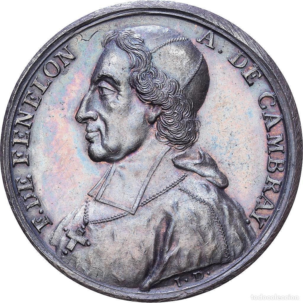 Medallas hist&oacute;ricas: [#1535086] Francia, zeton, Fenelon, Plata, Dassier, Les Hommes illustres, EBC