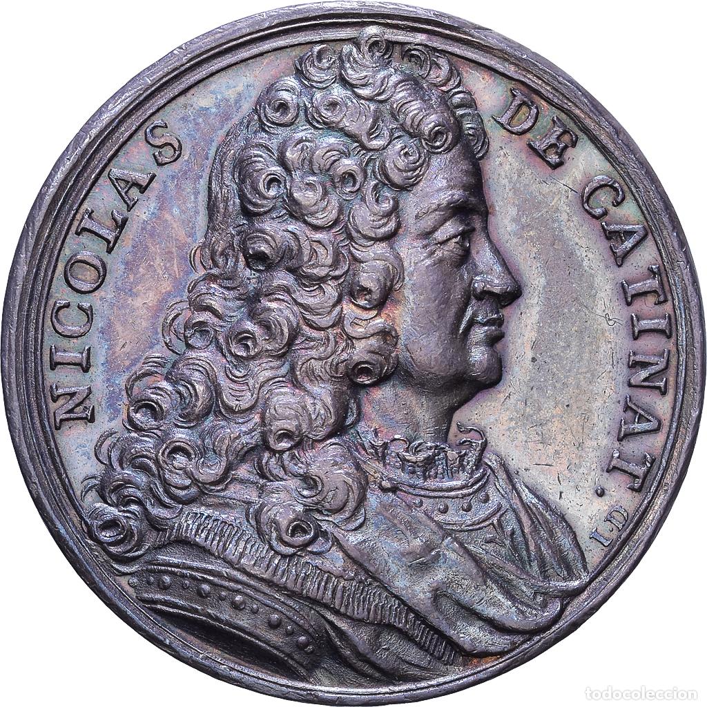 Medallas hist&oacute;ricas: [#1535092] Francia, zeton, NICOLAS DE CATINAT, Plata, Dassier, Les Hommes illustres, EBC