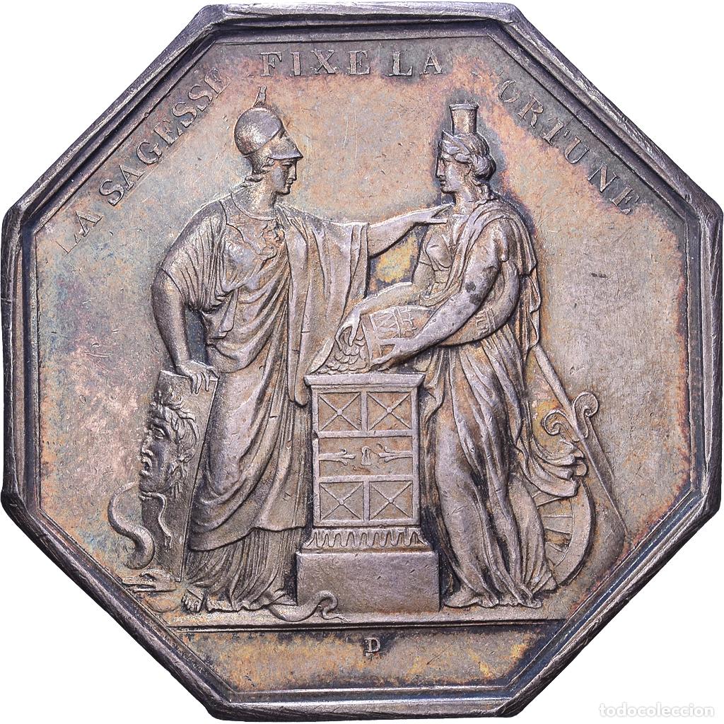 Medallas hist&oacute;ricas: [#1535065] Francia, zeton, Banque de France, apr&egrave;s 1880, Plata, EBC