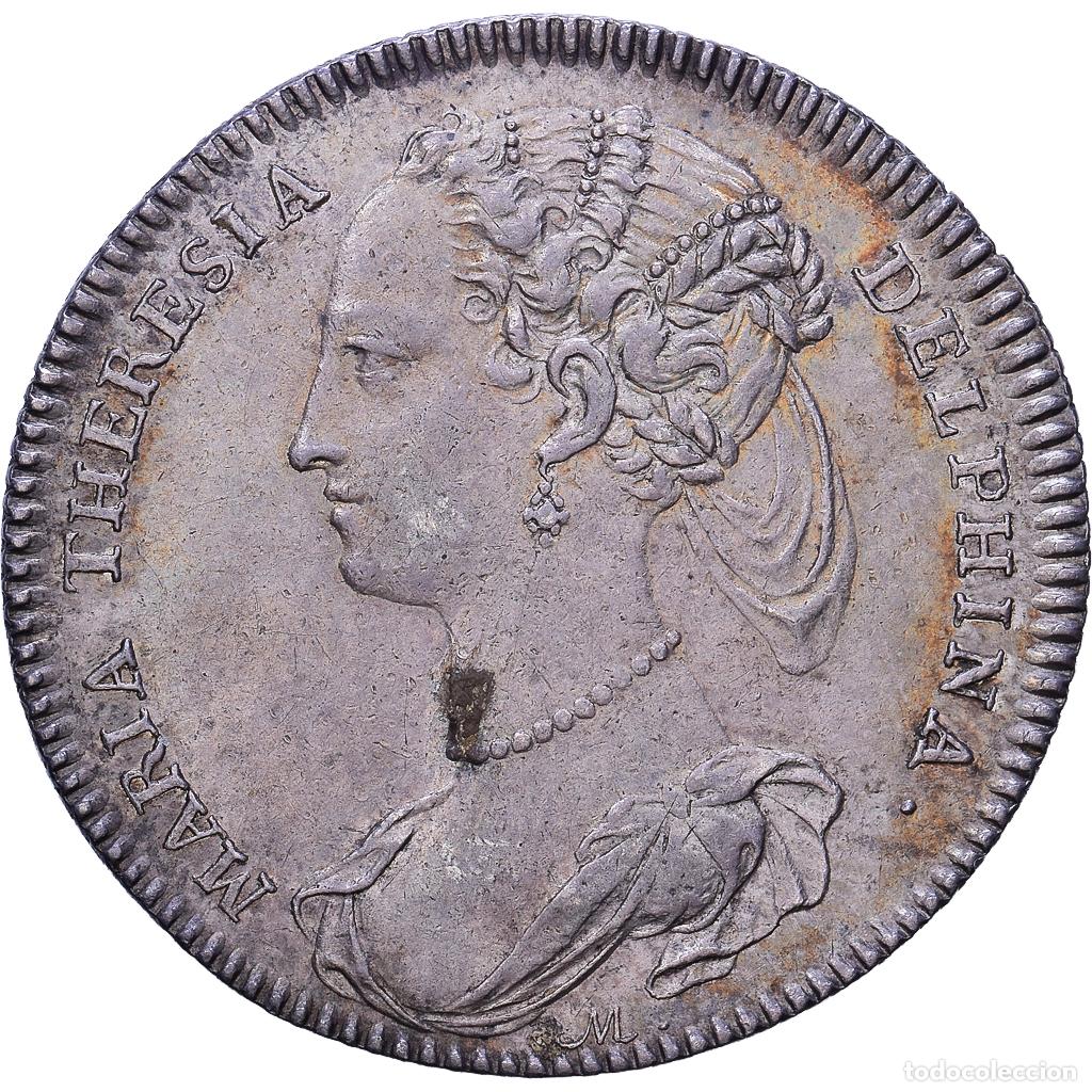 Medallas hist&oacute;ricas: [#1535047] Francia, zeton, Marie-Th&eacute;r&egrave;se, 1746, Plata, EBC, Feuardent:11204