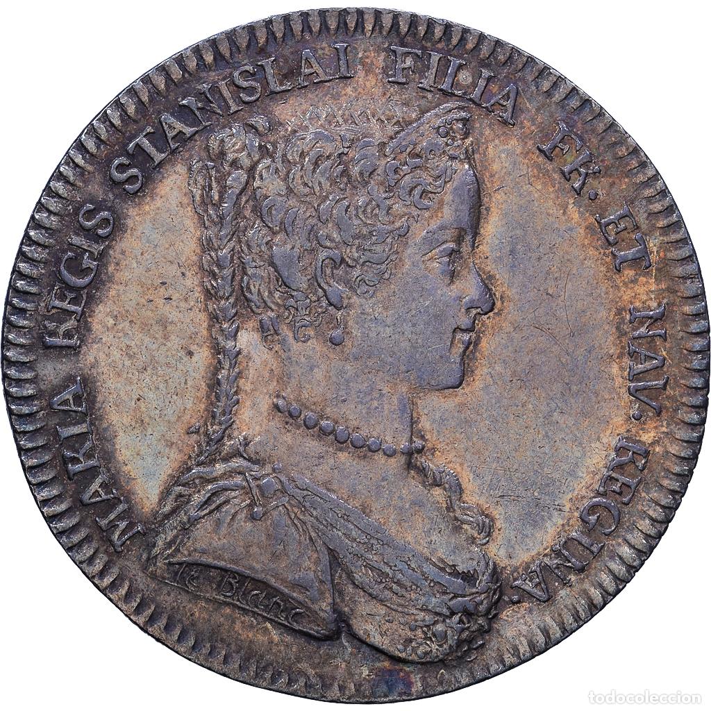 Medallas hist&oacute;ricas: [#1535053] Francia, zeton, Maison de la Reine, Marie Leszczinska, 1726, Plata, EBC