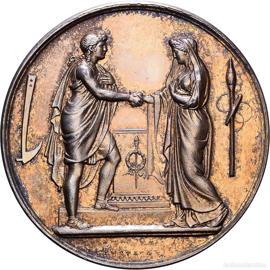 Medallas hist&oacute;ricas: [#1535125] Francia, medalla, M&eacute;daille de mariage, Oro vermeil, EBC