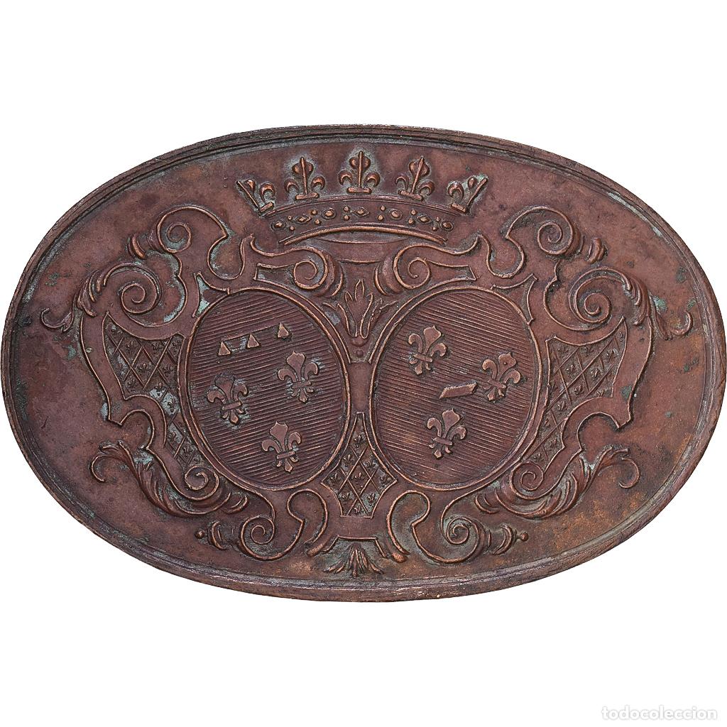 Medallas hist&oacute;ricas: [#1535241] Francia, medalla, Marie-Ad&eacute;la&iuml;de de Bourbon, Cobre, EBC