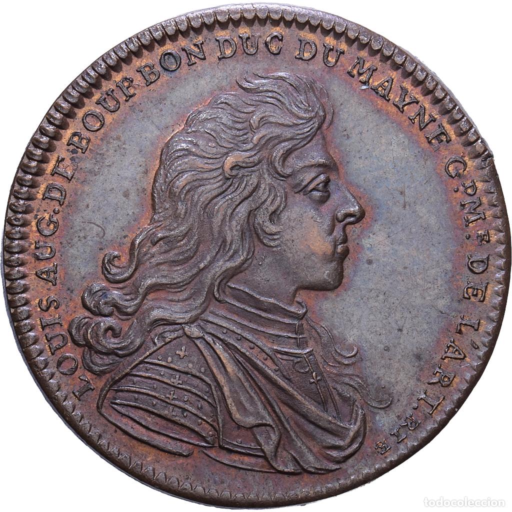 Medallas hist&oacute;ricas: [#1535041] Francia, zeton, Artillerie, Louis-Auguste-de-Bourbon, 1711, Bronce, EBC