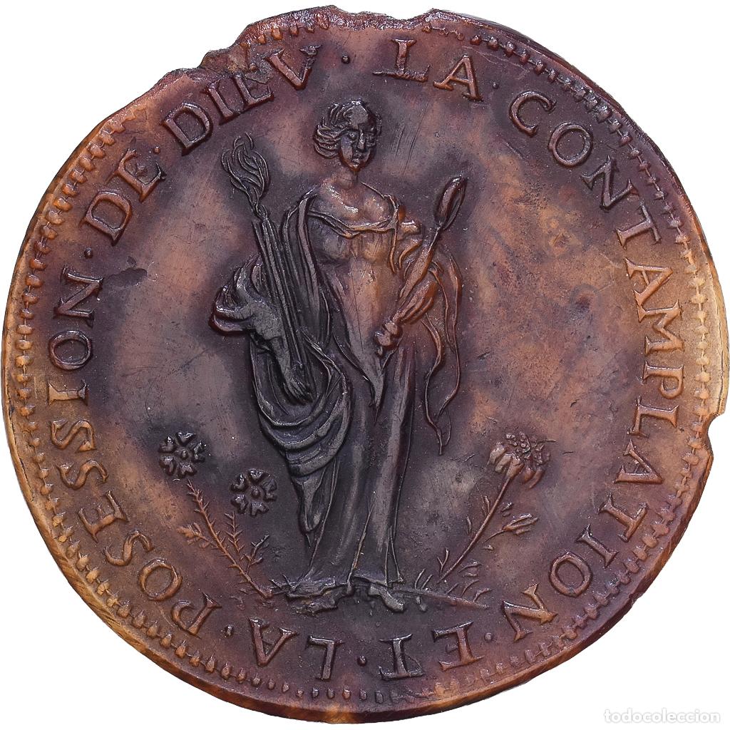 Medallas hist&oacute;ricas: [#139955] Francia, zeton, Wedding, XVIIIth Century, Tortoiseshell, Extremely rare, SC