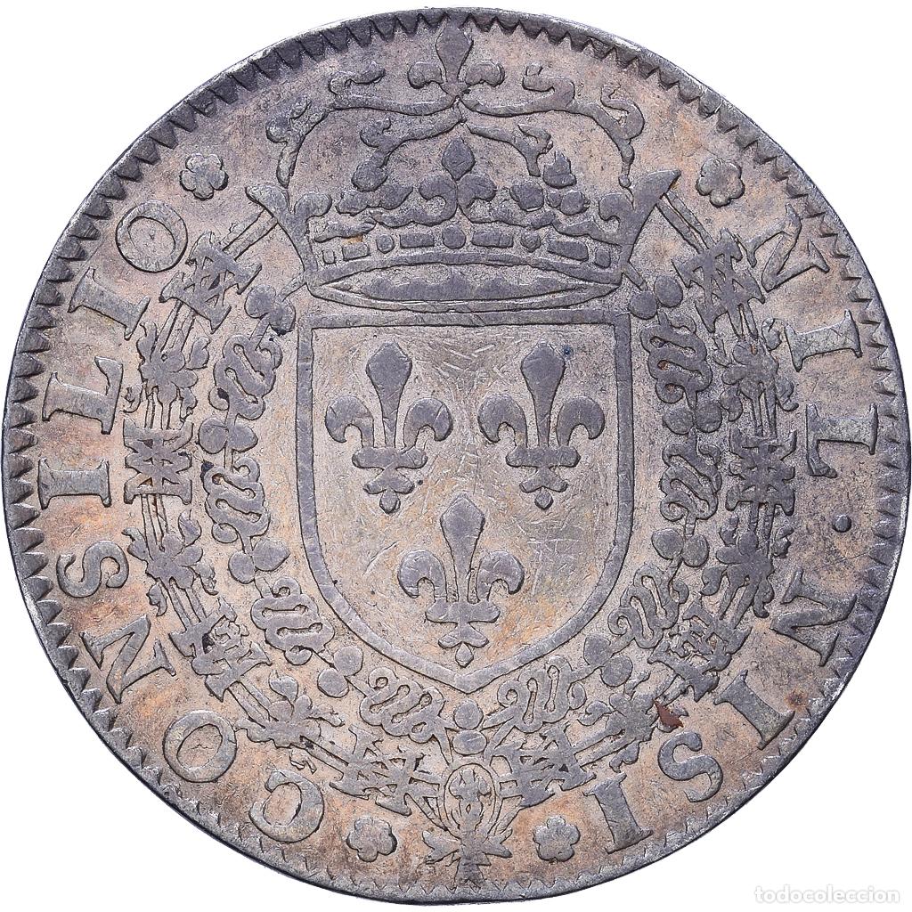 Medallas hist&oacute;ricas: [#1535017] Francia, zeton, Henri IV, Conseil du Roi, 1603, Plata, BC+