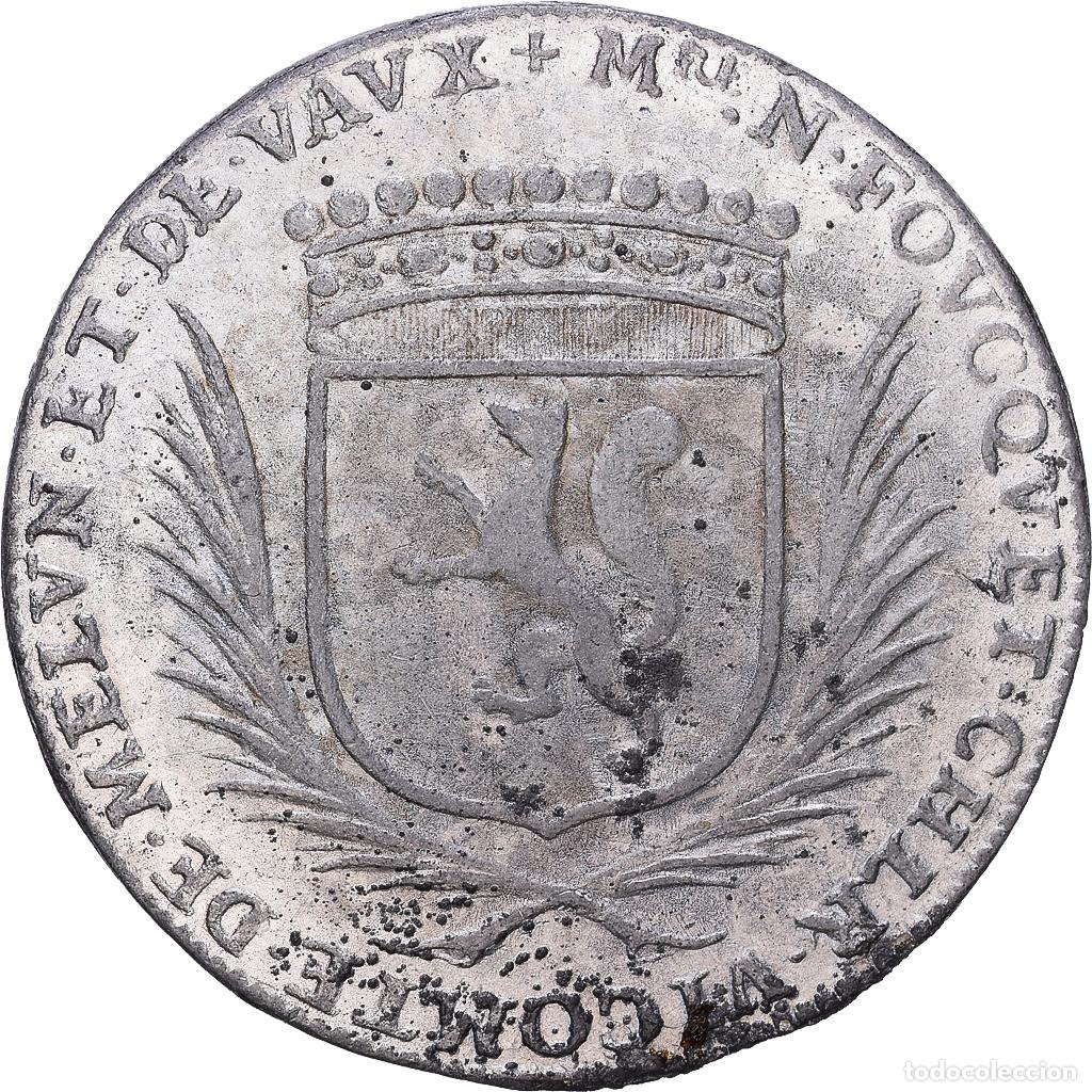 Medallas hist&oacute;ricas: [#139989] Francia, zeton, Nicolas Fouquet, 1641, Hojalata, MBC