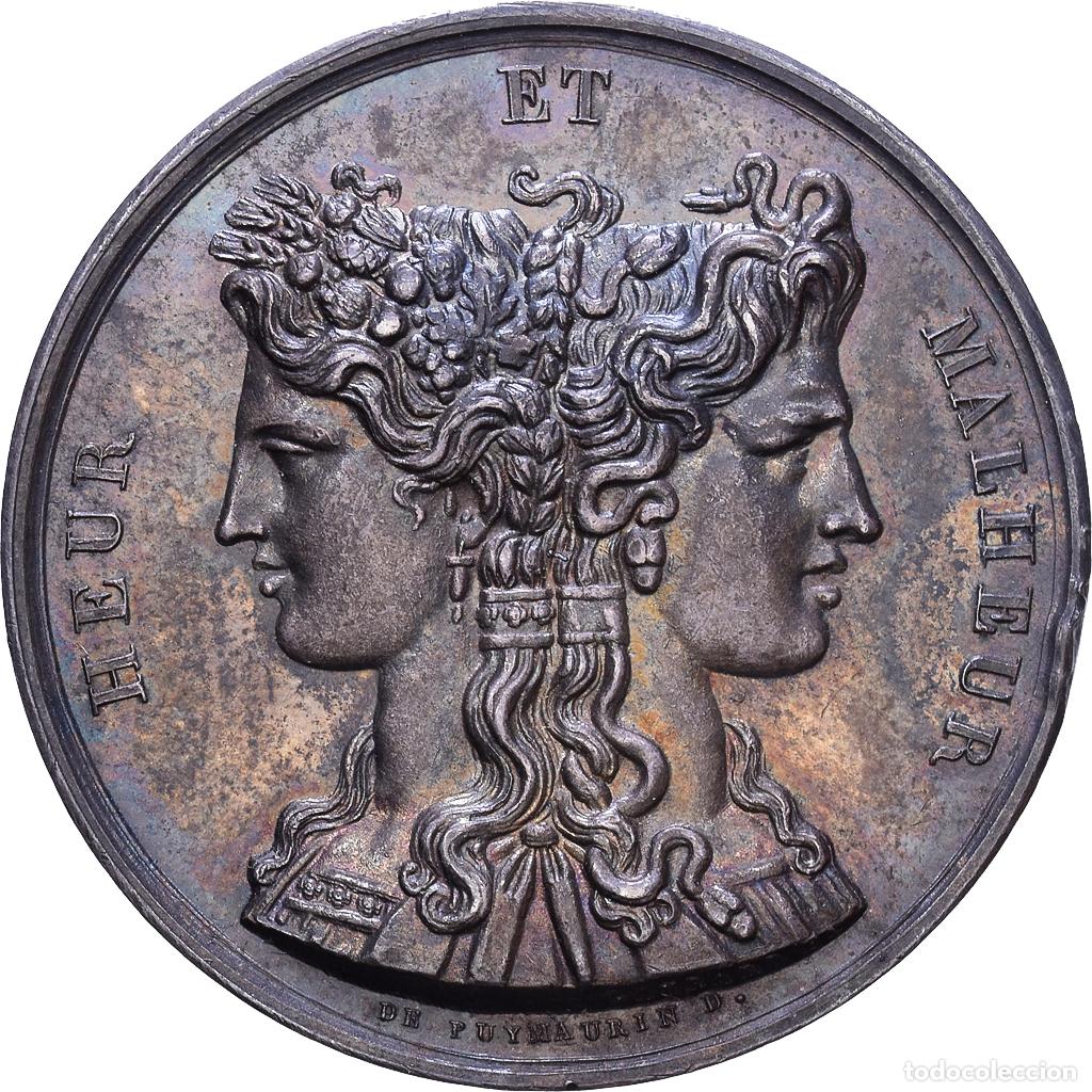 Medallas hist&oacute;ricas: [#1535075] Francia, medalla, Heur et Malheur, Bronce, EBC