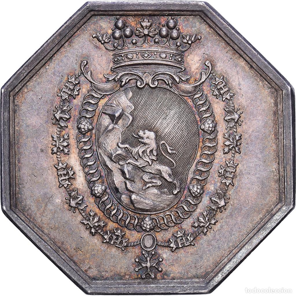 Medallas hist&oacute;ricas: [#139998] Francia, zeton, Philibert Orry, 1743, Plata, EBC