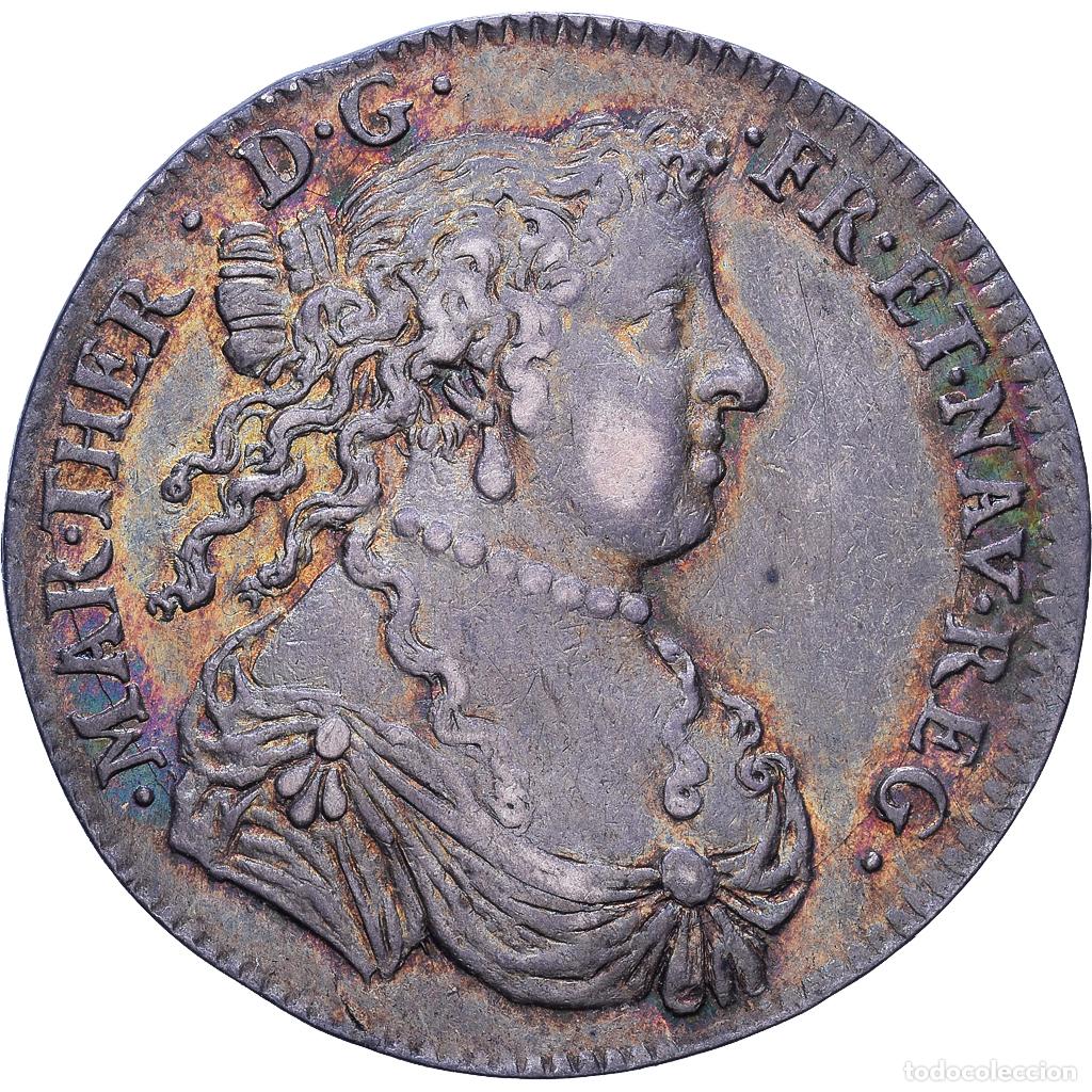 Medallas hist&oacute;ricas: [#1535055] Francia, zeton, Marie Th&eacute;r&egrave;se d'Autriche, 1668, Plata, MBC+, Feuardent:13129