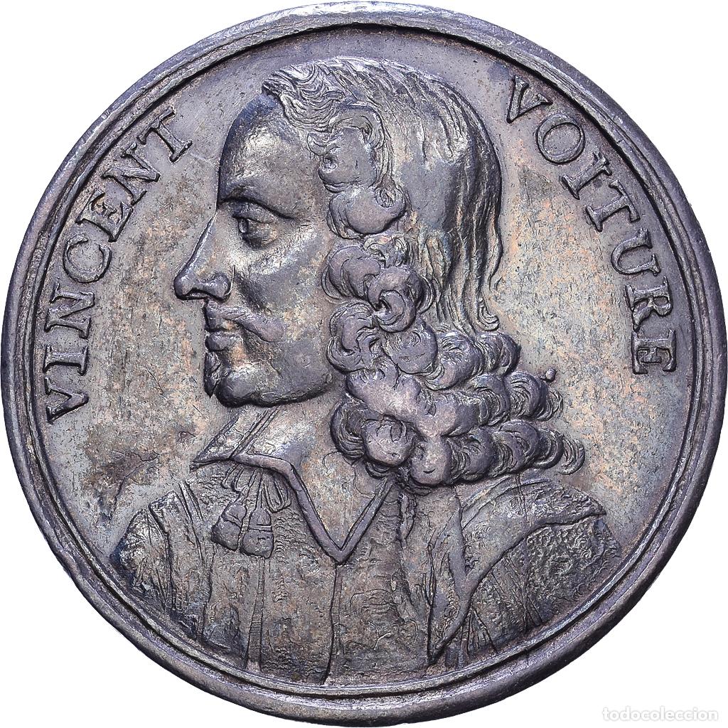 Medallas hist&oacute;ricas: [#1535080] Francia, zeton, Vincent Voiture, Plata, Dassier, Les Hommes illustres, EBC