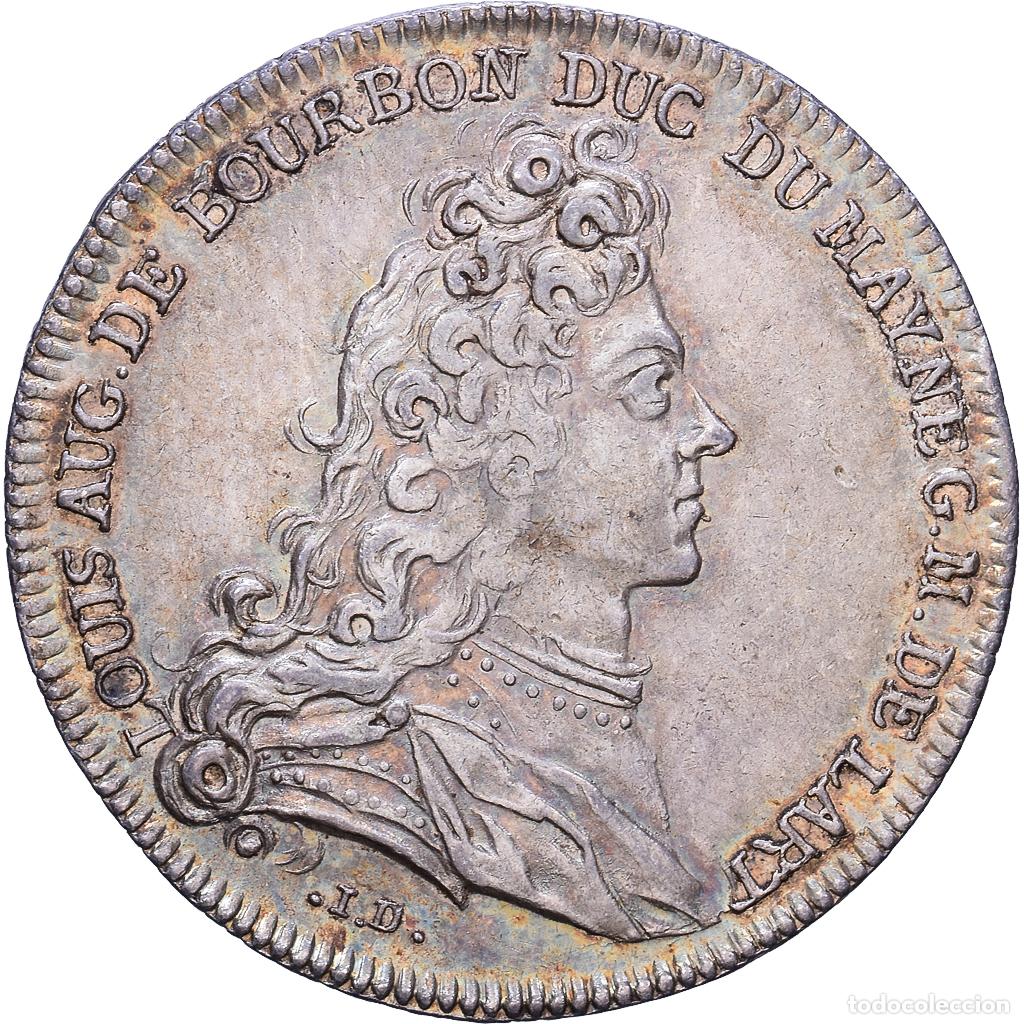 Medallas hist&oacute;ricas: [#1535042] Francia, zeton, Artillerie, Louis-Auguste-de-Bourbon, 1735, Plata, EBC
