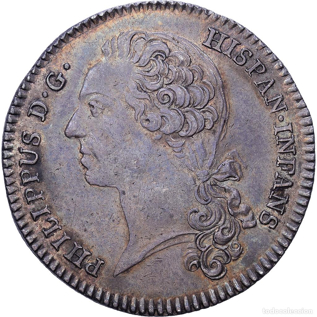 Medallas hist&oacute;ricas: [#1535031] Francia, zeton, Philippe V, Plata, EBC+