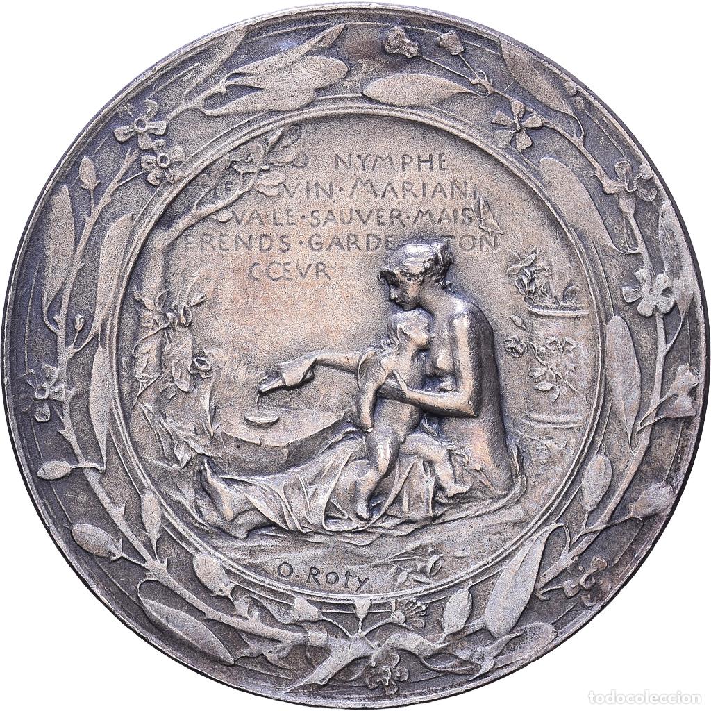 Medallas hist&oacute;ricas: [#1535126] Francia, medalla, Vin Mariani, Plata, O.Roty, EBC