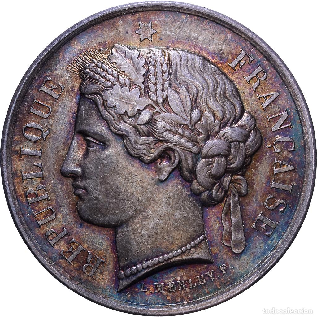 Medallas hist&oacute;ricas: [#1535063] Francia, medalla, Caisse d'Epargne de Lesparre, Plata, SC