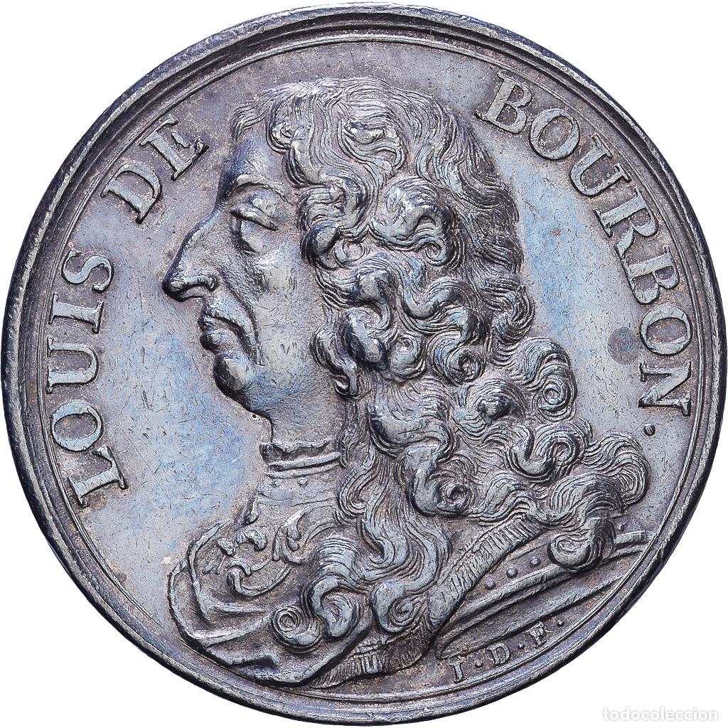 Medallas hist&oacute;ricas: [#1535088] Francia, zeton, Louis de Bourbon, Plata, Dassier, Les Hommes illustres, EBC