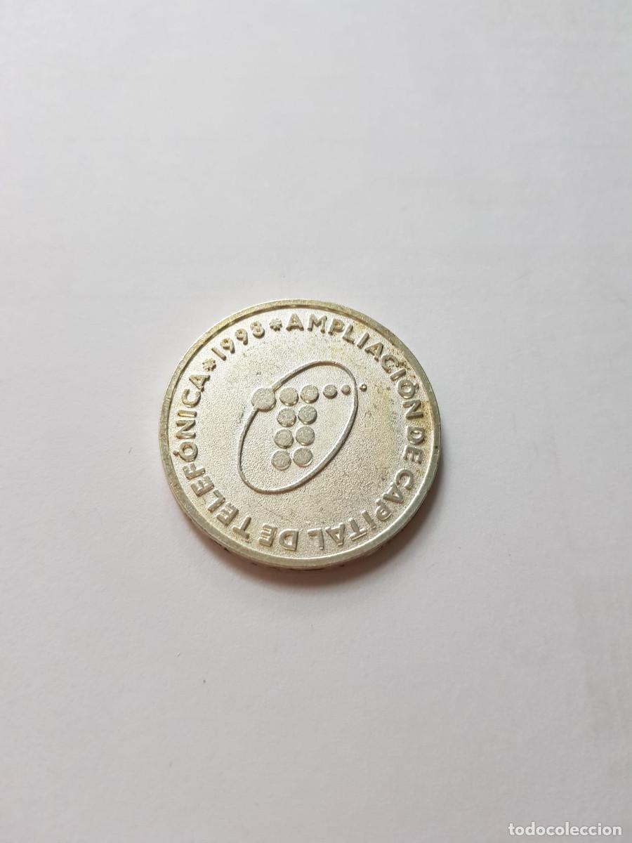 Medallas hist&oacute;ricas: MEDALLA DE TELEFONICA-1998