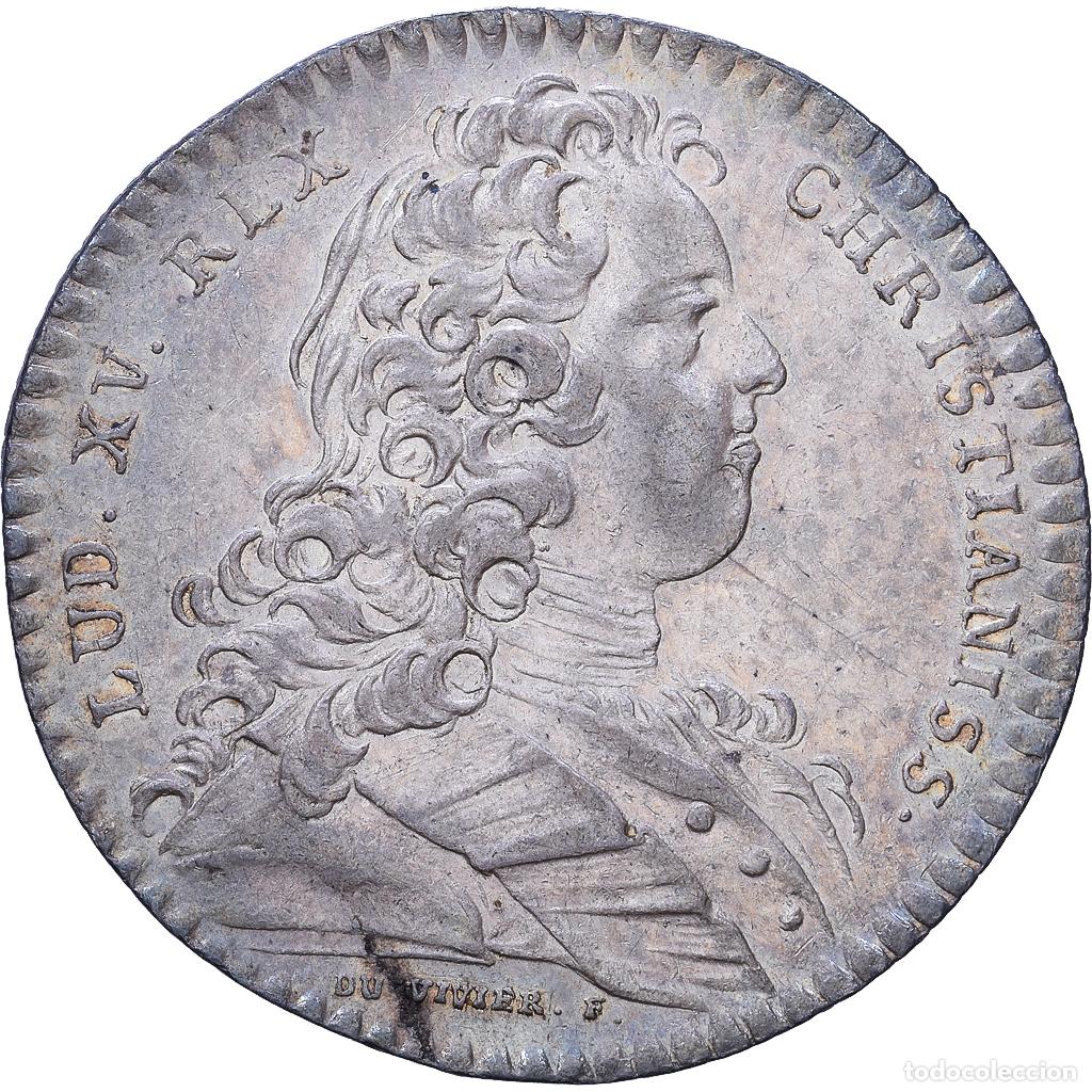 Medallas hist&oacute;ricas: [#1535010] Francia, zeton, Louis XV, Gal&egrave;res Royales, 1729, Plata, EBC, Feuardent:1515
