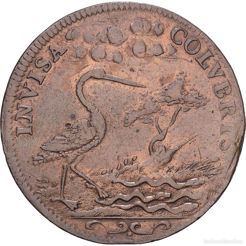Medallas hist&oacute;ricas: [#139962] Francia, zeton, Gaspard de Monconys, Cobre, MBC, Feuardent:3502