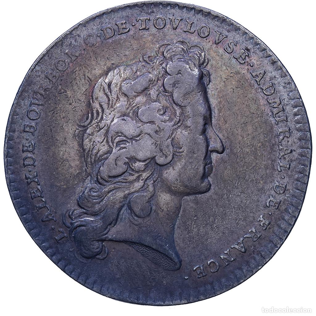 Medallas hist&oacute;ricas: [#1535056] Francia, zeton, Marine, Louis-Alexandre de Bourbon, 1695, Plata, MBC