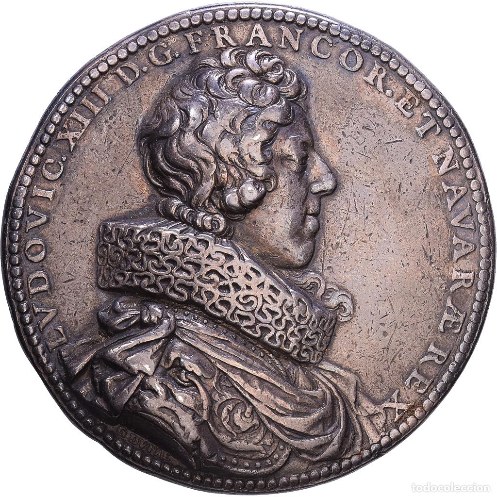 Medallas hist&oacute;ricas: [#1535244] Francia, medalla, Louis XIII, Paix de Montpellier, 1623, Plata, MBC+