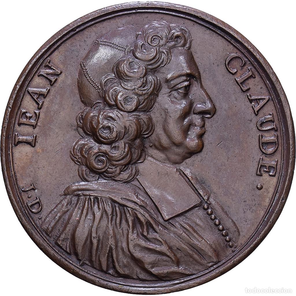 Medallas hist&oacute;ricas: [#1535104] Francia, zeton, Jean Claude, Cobre, Dassier, Les Hommes illustres, EBC